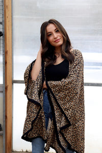 Leona Leopard Kimono