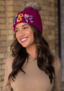 Kimberly Pom Beanie