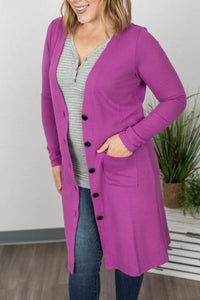 Colbie Cardigan in Purple