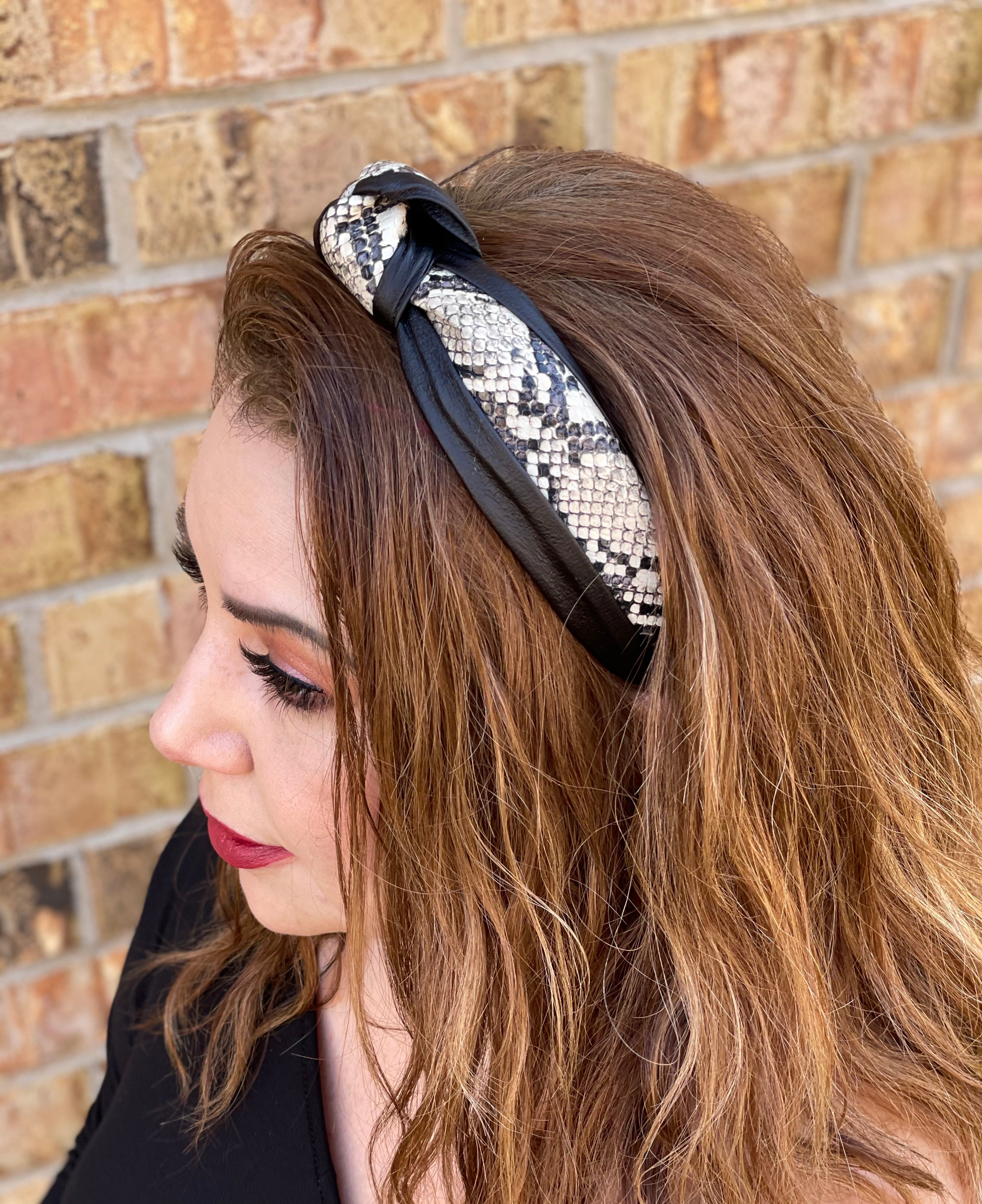 Snake Print Headband