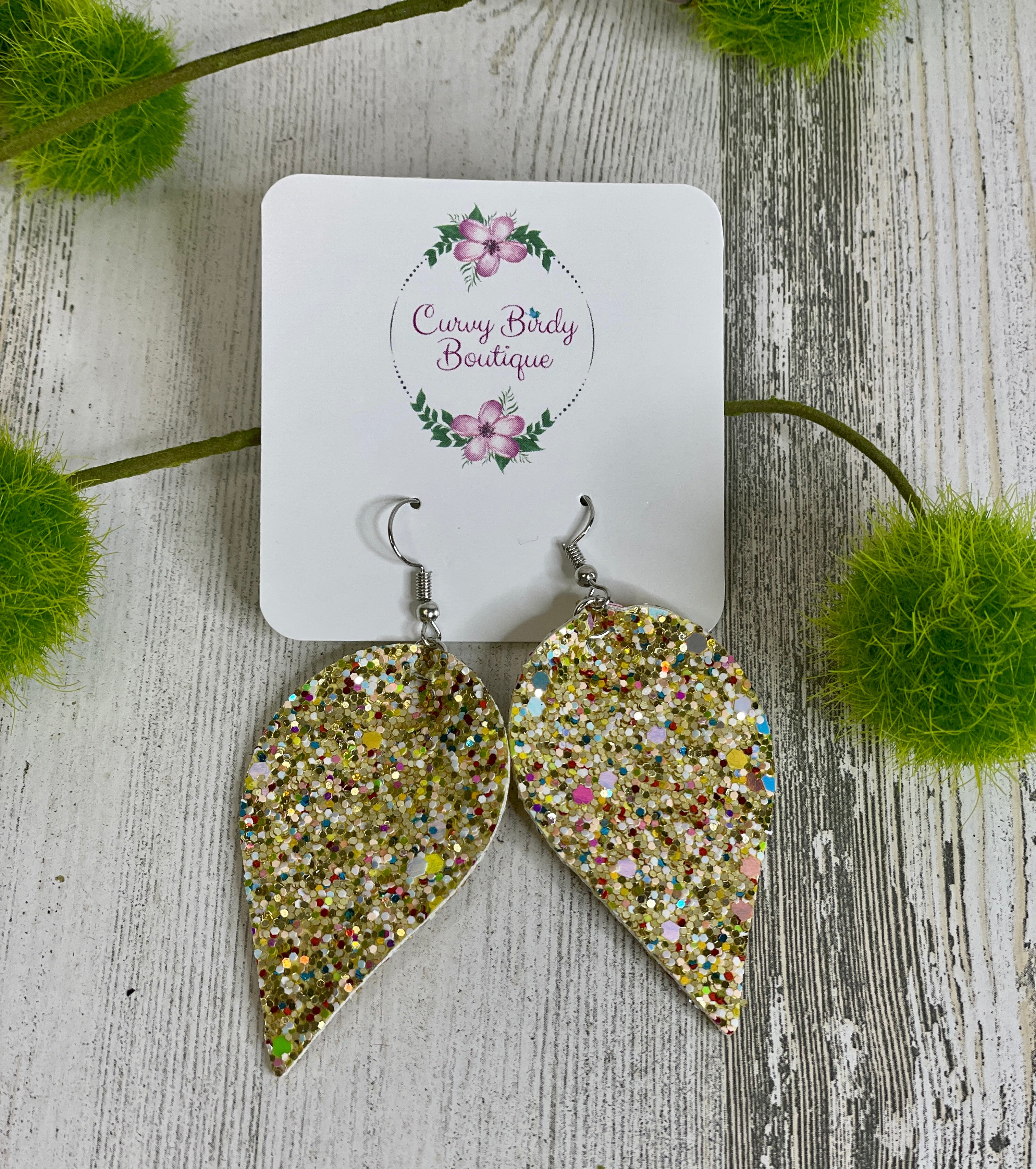 Sparkle Teardrop Earrings