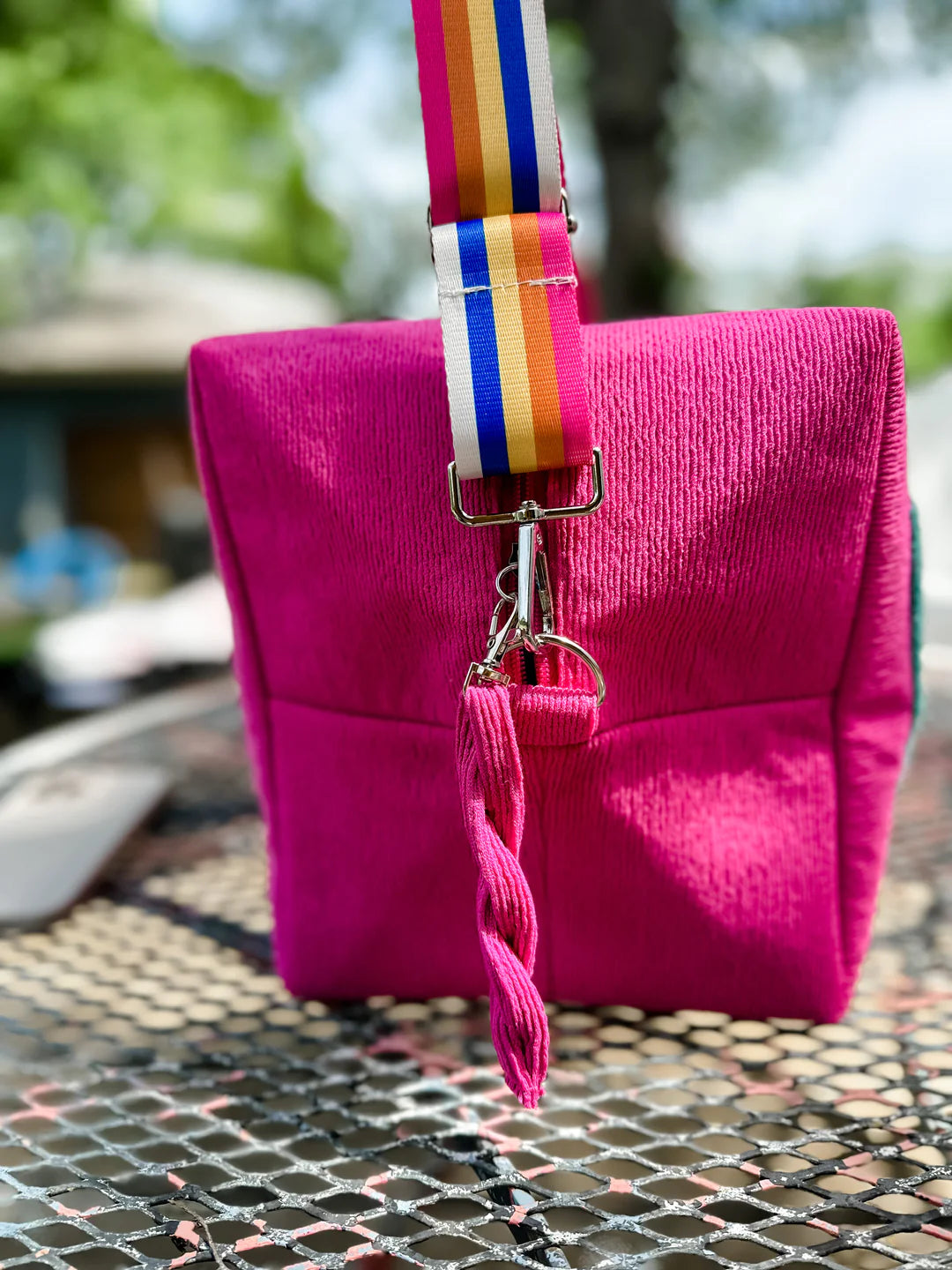 Vacay Weekender Bag in Pink