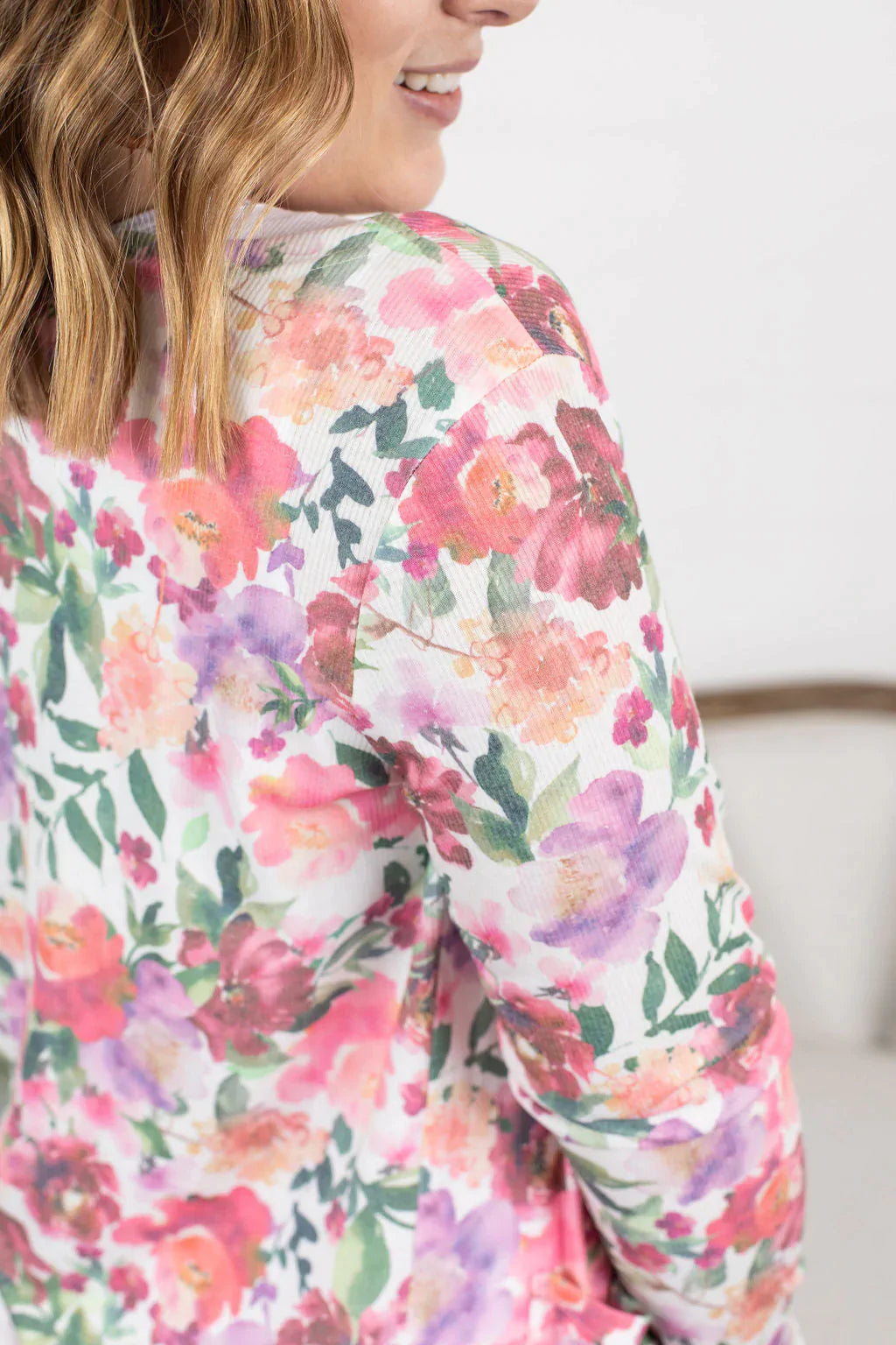 Rachel Cardigan - Bright Floral