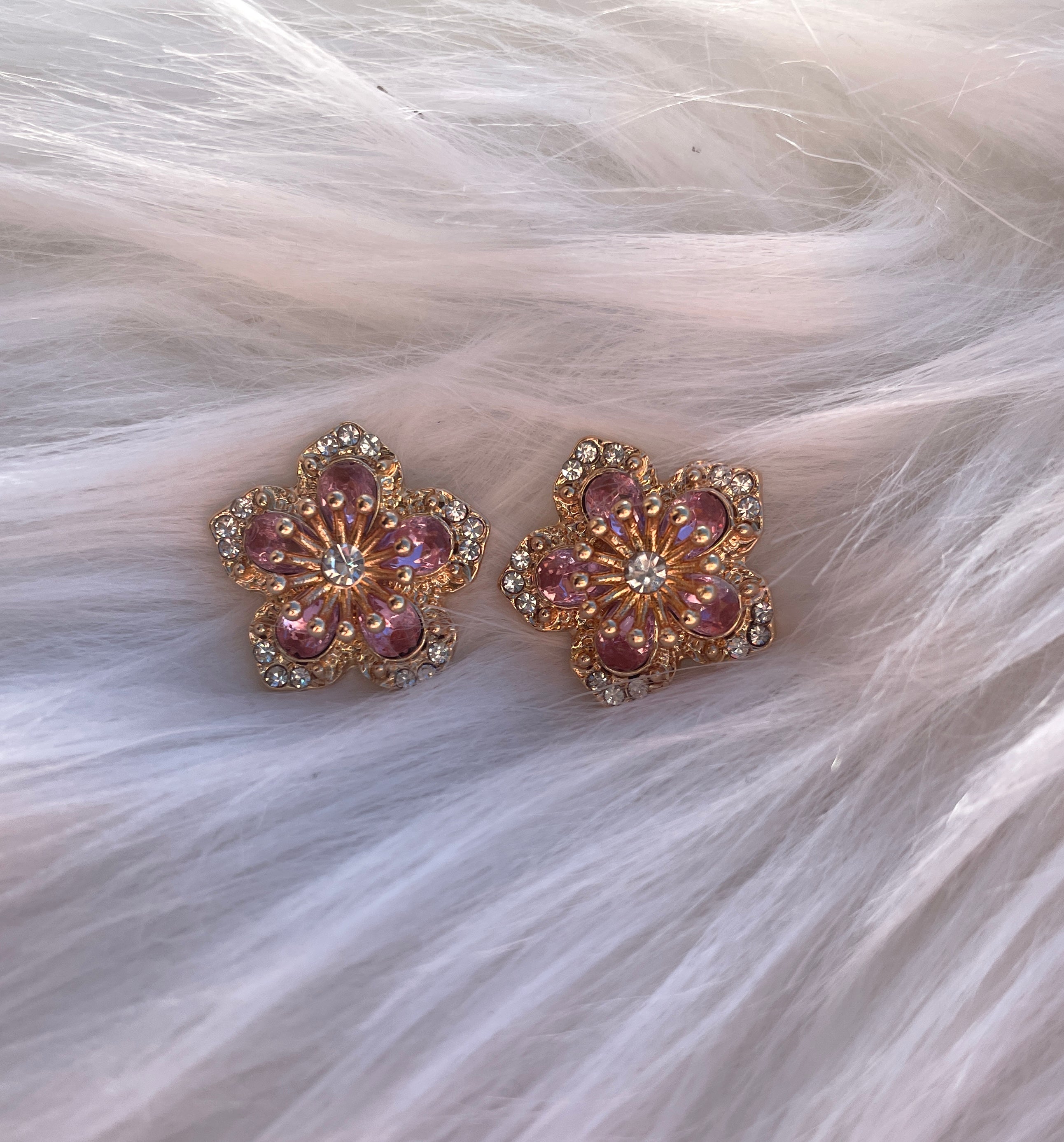 Pink Blossom Earrings