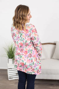 Rachel Cardigan - Bright Floral