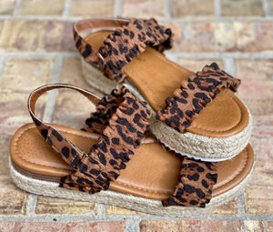 Faye Leopard Sandals