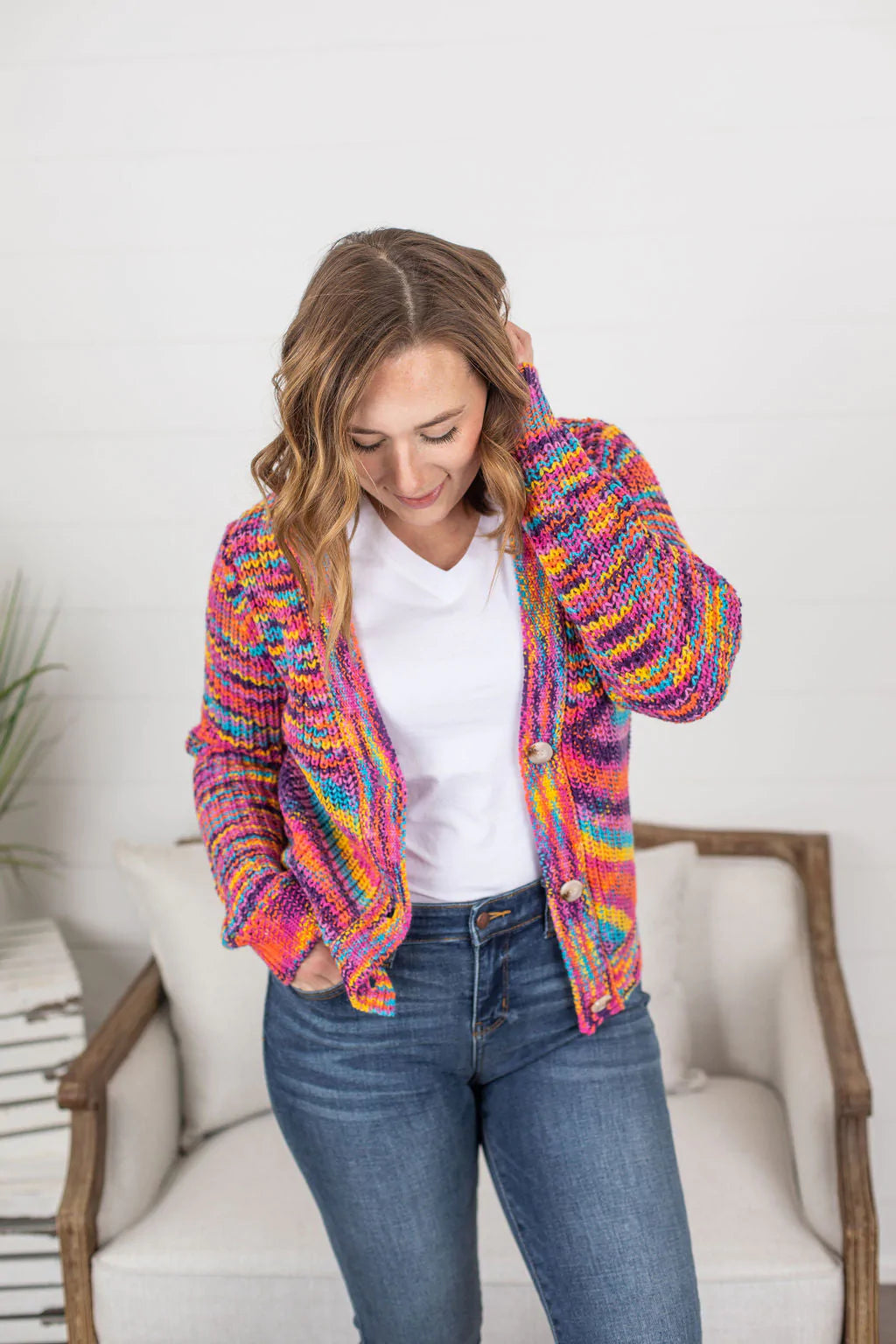 Jackie Multi Colored Cardigan