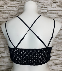 Lace Bralette in Black