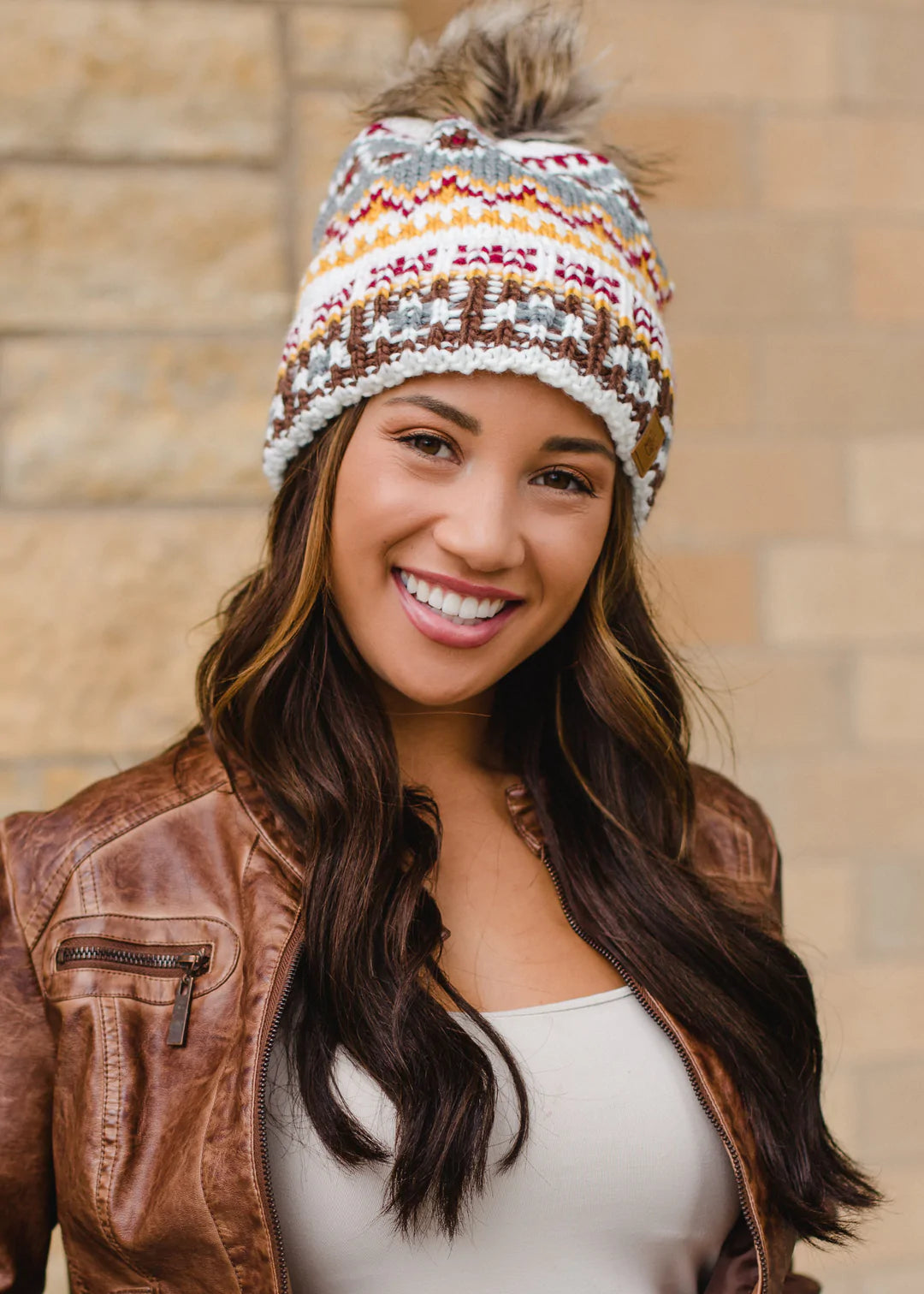 Carly Pom Beanie