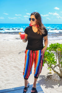 Serape Drawstring Joggers