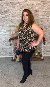 Wild Leopard Sleeveless Top