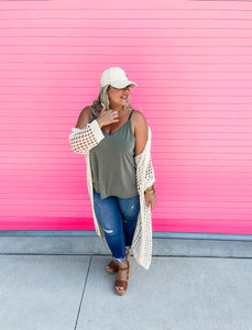 Nori Knit Cardigan in Cream