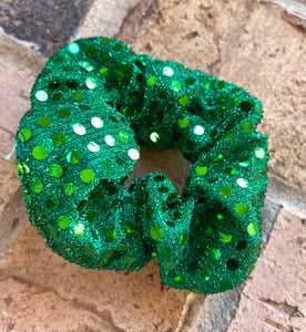 Green Scrunchies