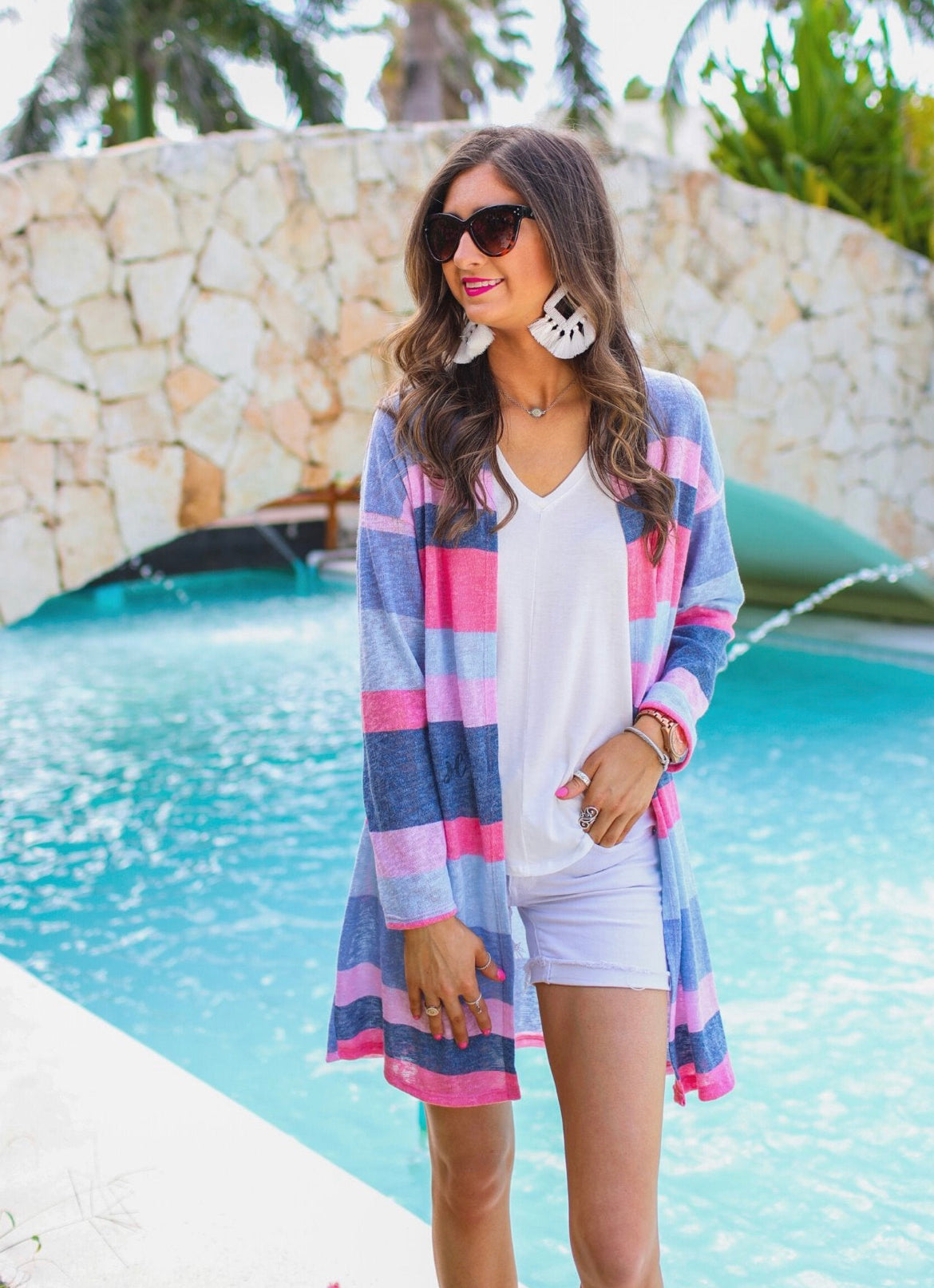 Erin Stripe Cardigan