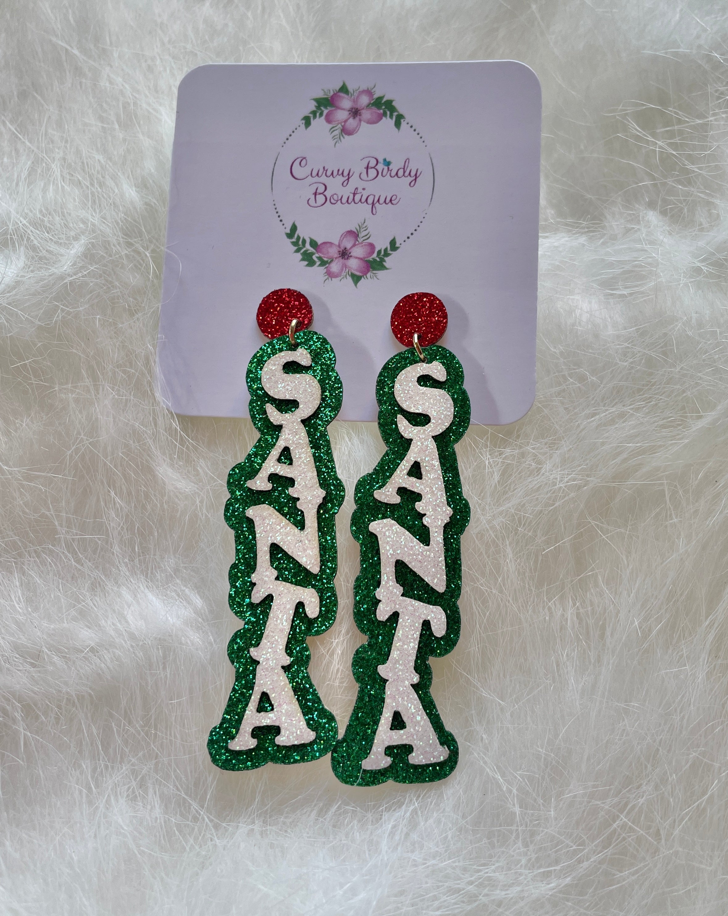 Santa Earrings