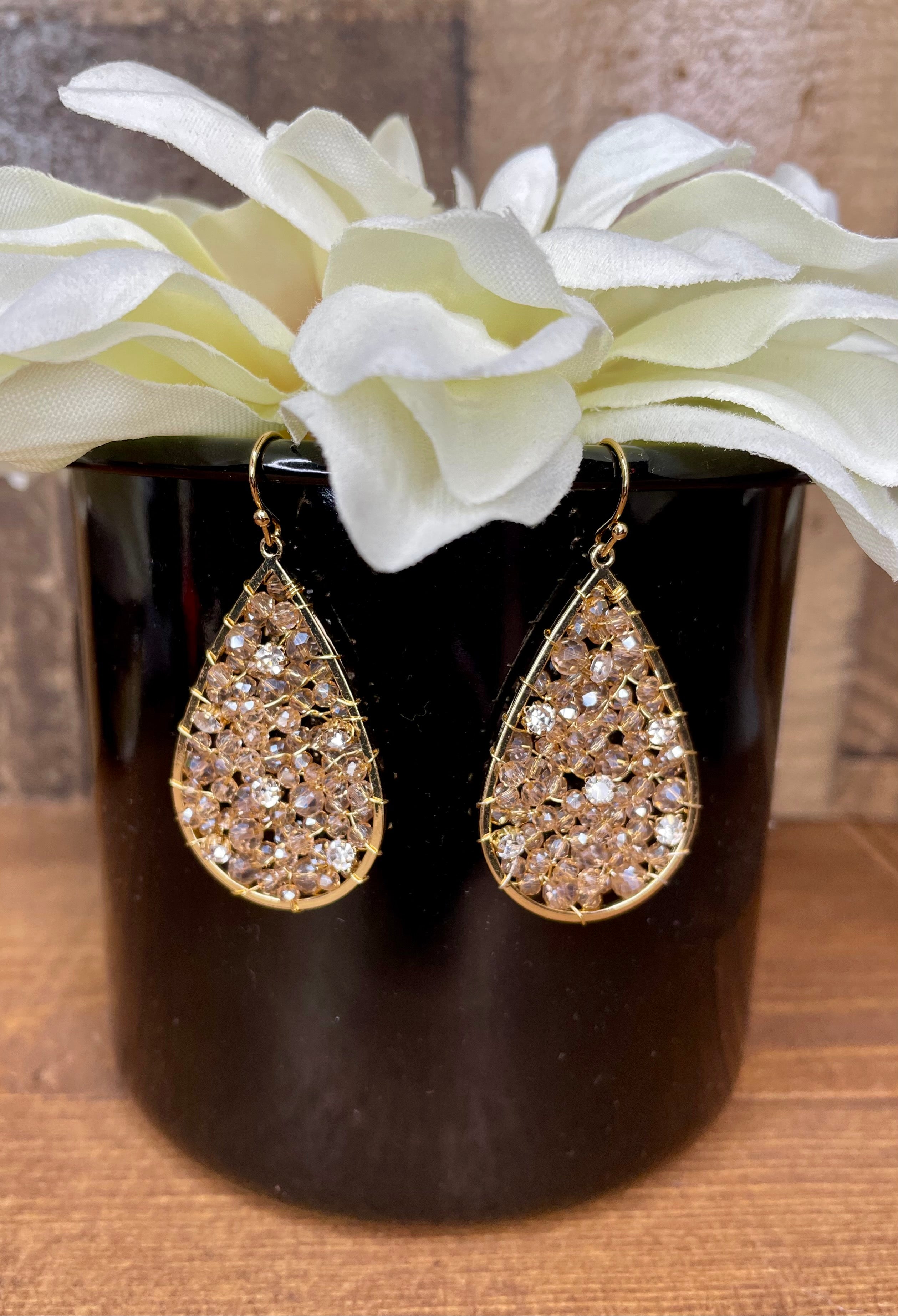 Rhinestone Crystal Earrings