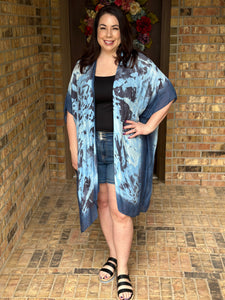 Blue Hawaii Kimono