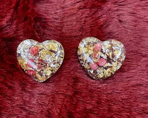 Floral Heart Earrings