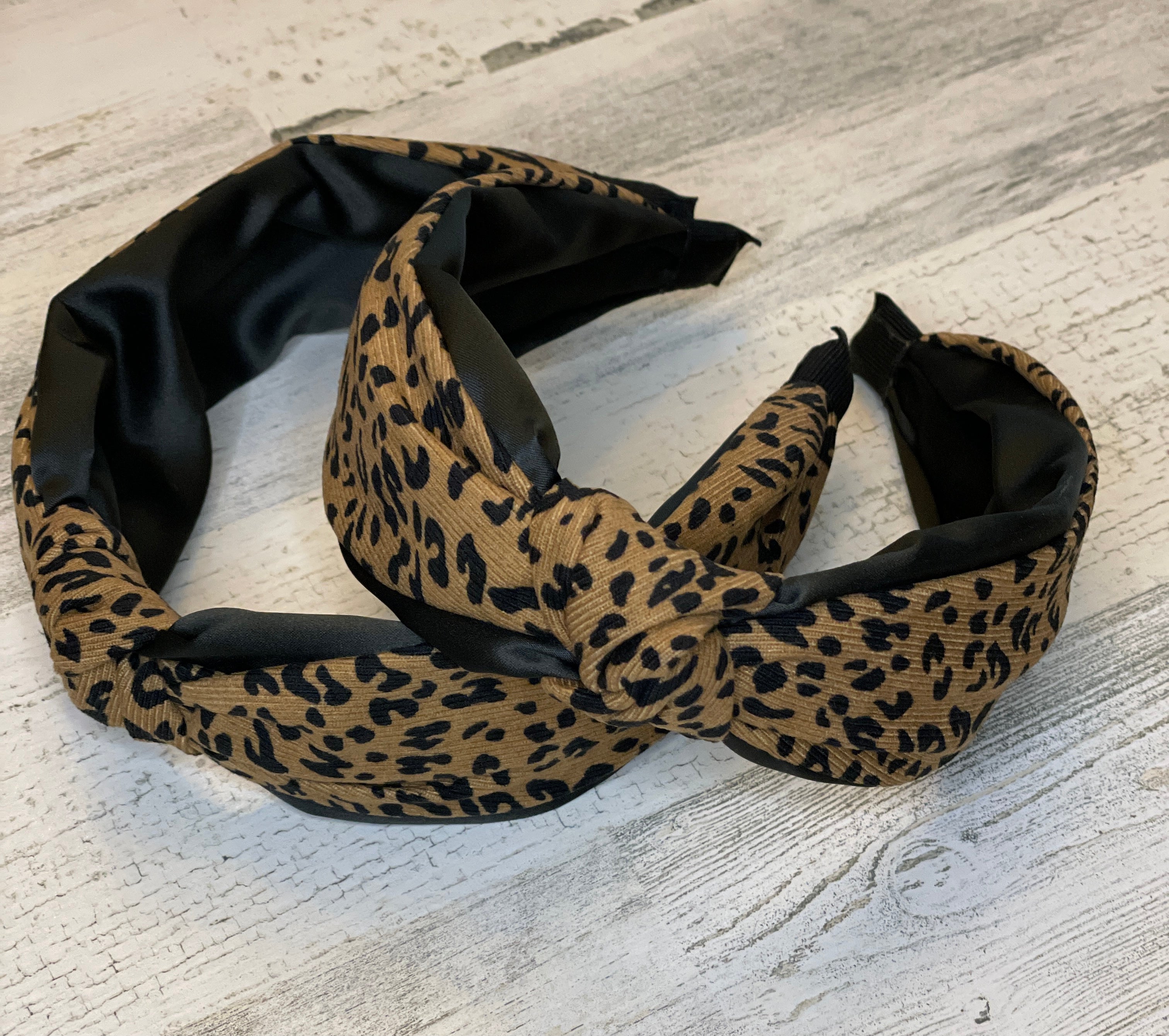 Camel Animal Print Knotted Headband