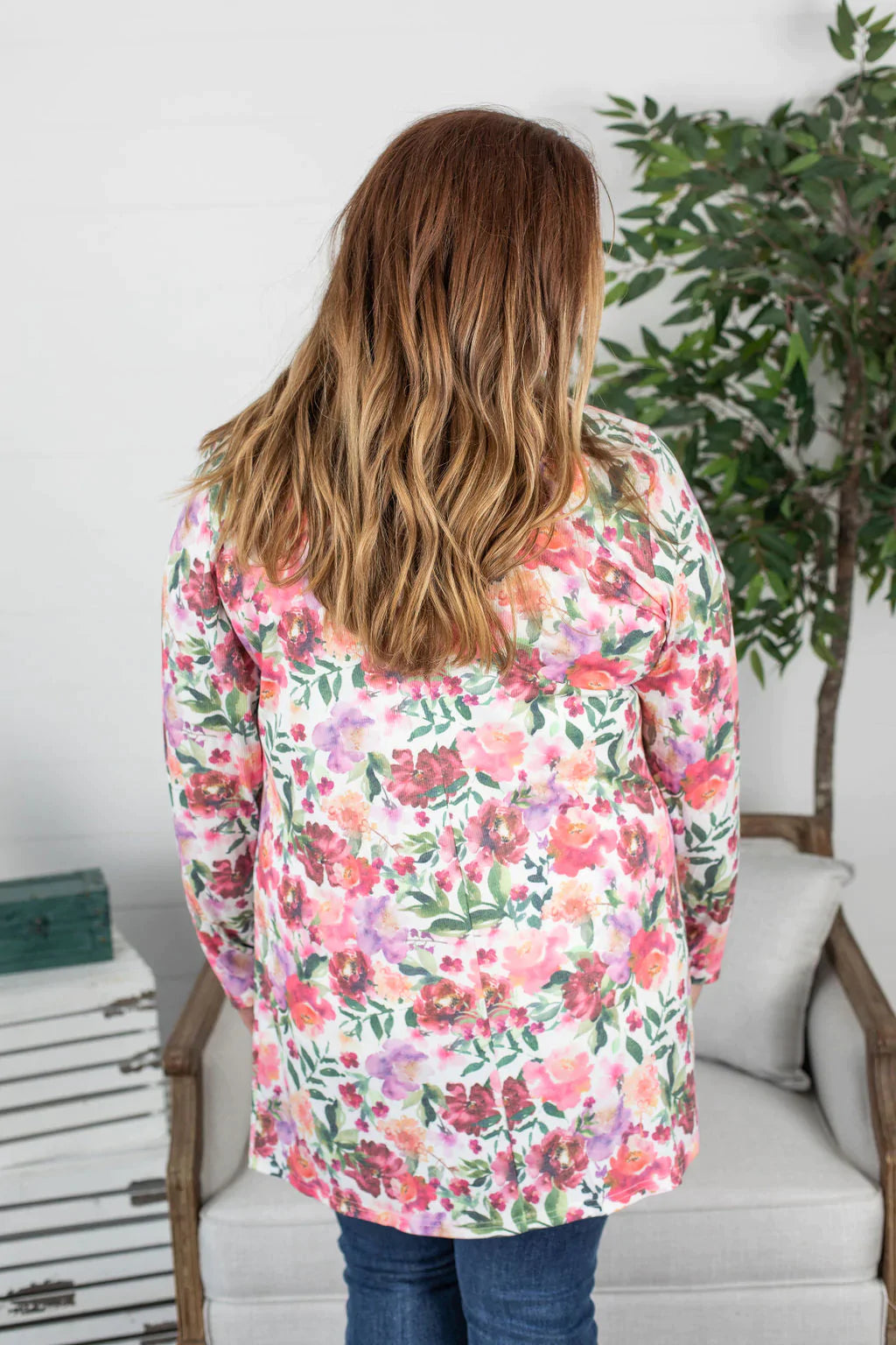 Rachel Cardigan - Bright Floral