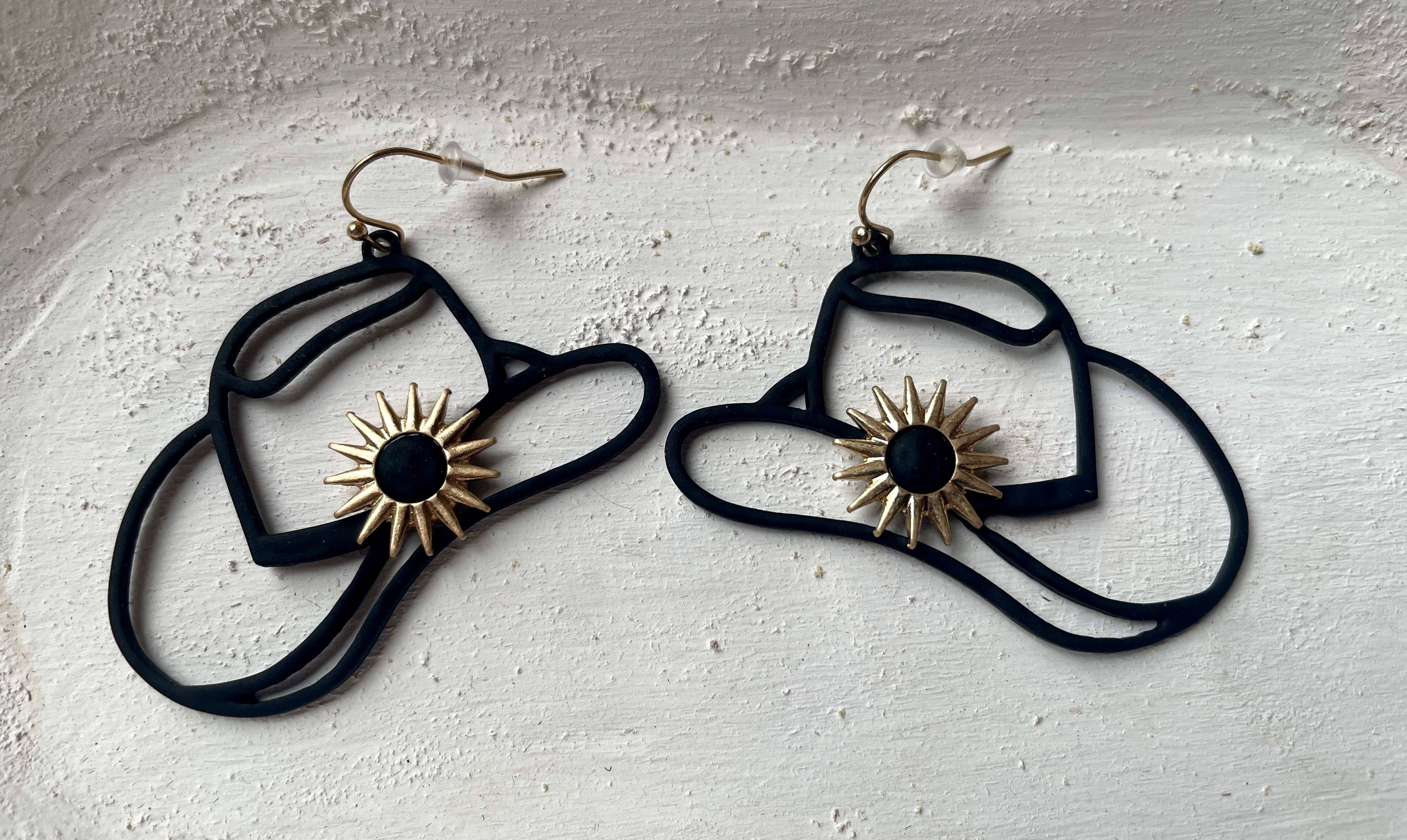 Urban Cowgirl Earrings in Black