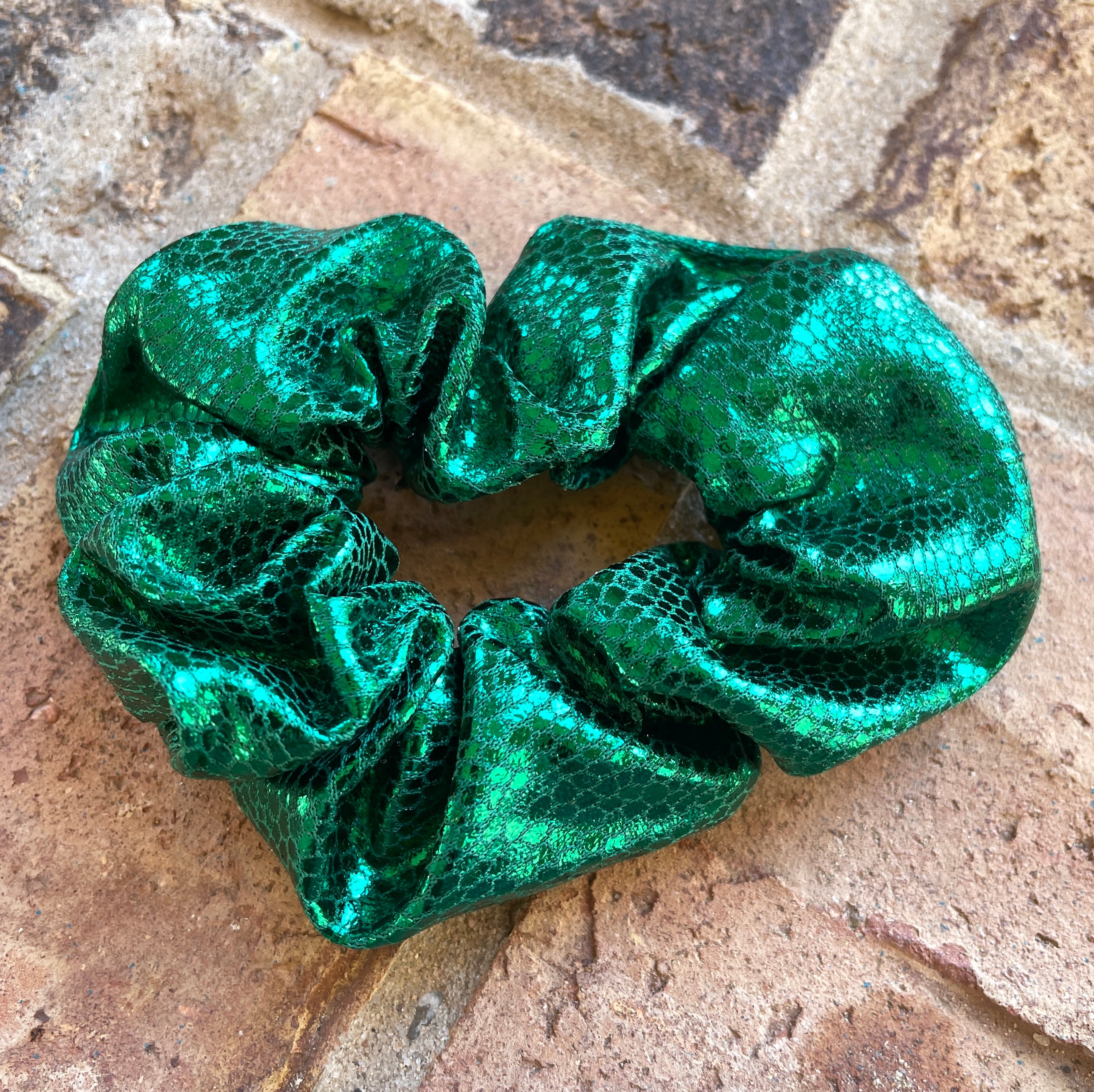 Green Scrunchies