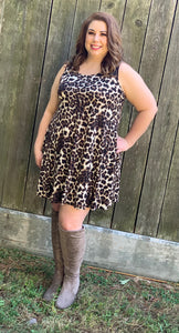 Wild About You Leopard  Dress