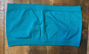 Seamless No Padding Bandeau in Teal