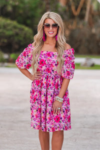 Sassy And Sweet Floral Dress