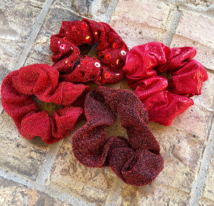 Red Scrunchies