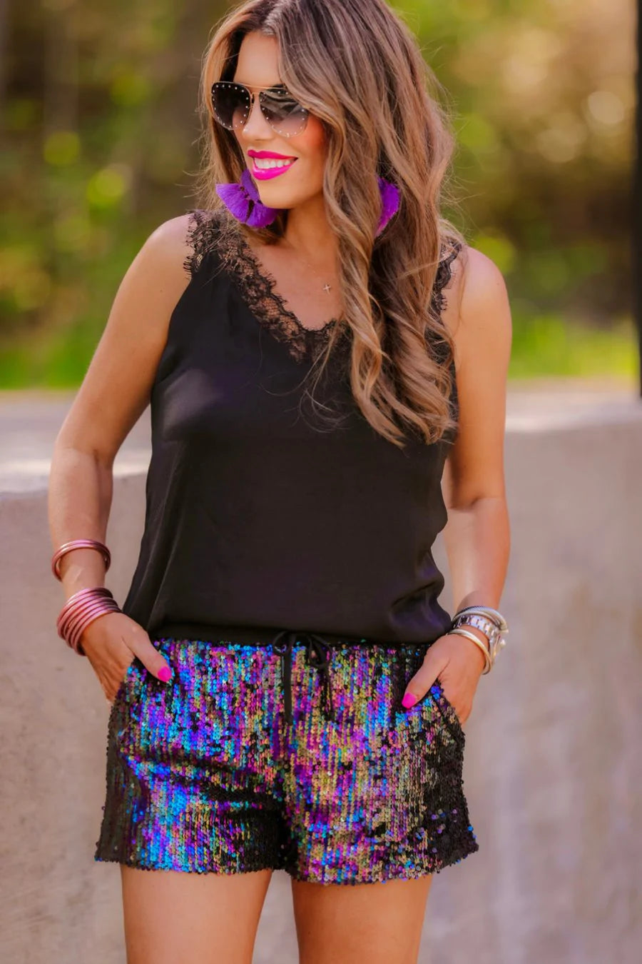 Radiance Sequin Shorts