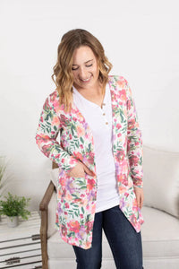 Rachel Cardigan - Bright Floral