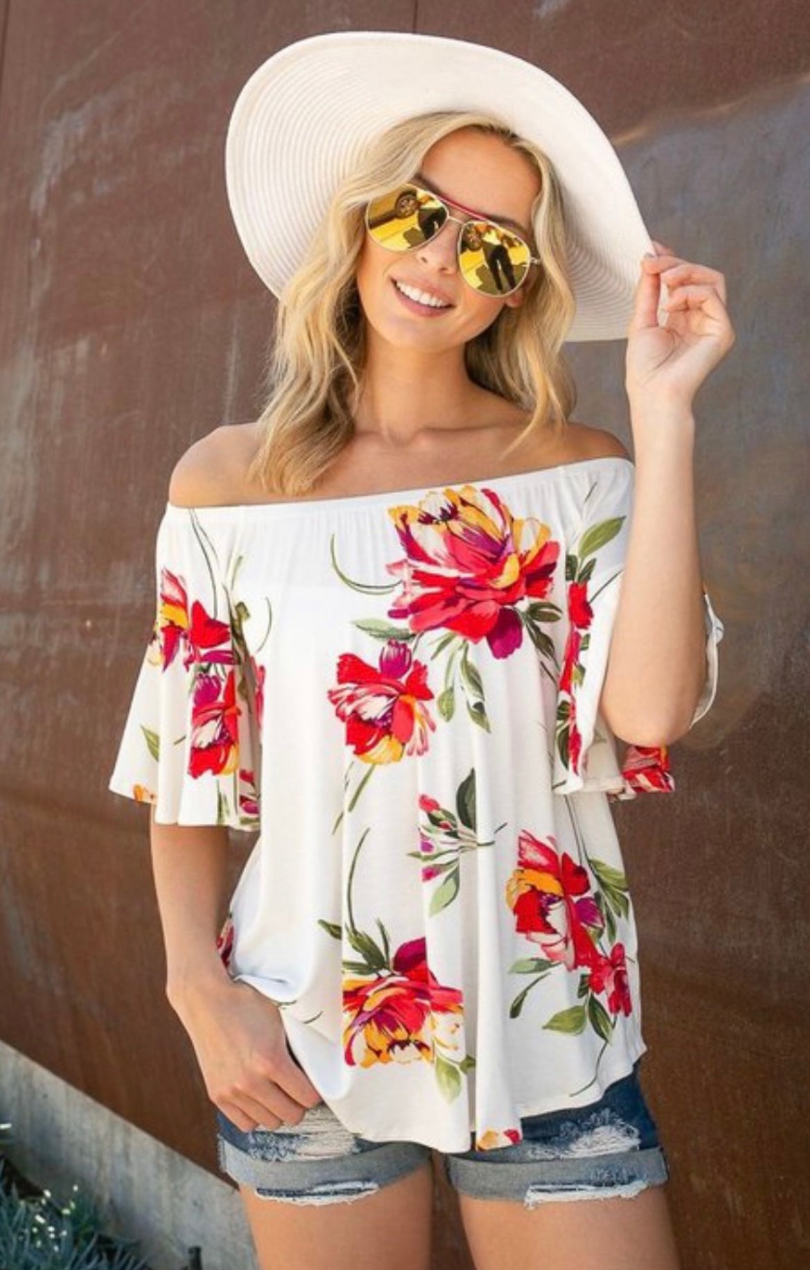 Sweet & Sassy Floral Top