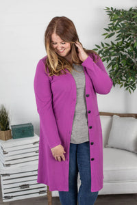 Colbie Cardigan in Purple