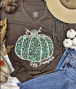 Hey Pumpkin Tee V-Neck