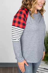 A Touch of Plaid Long Sleeve