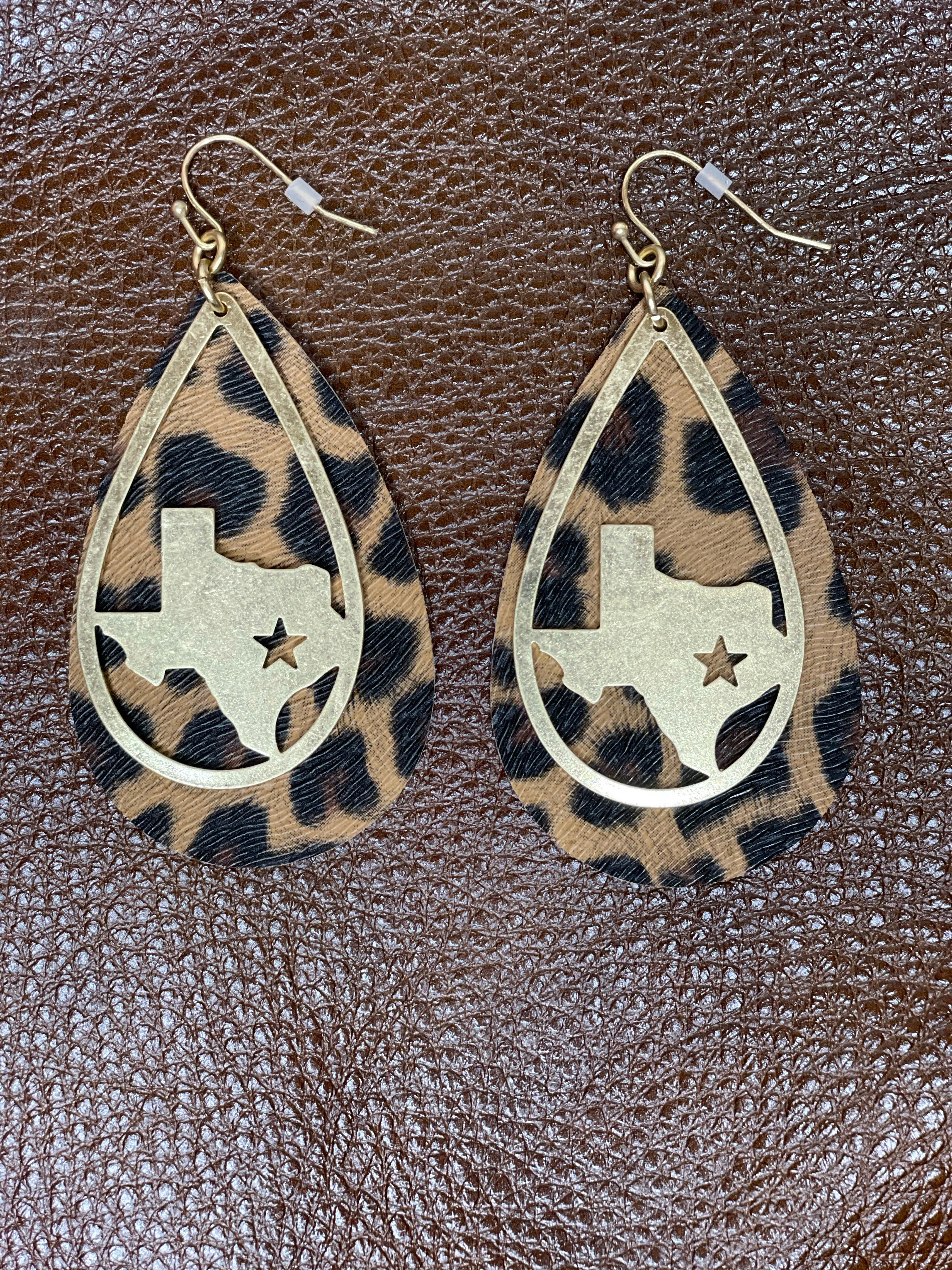 Texas Leopard Earrings