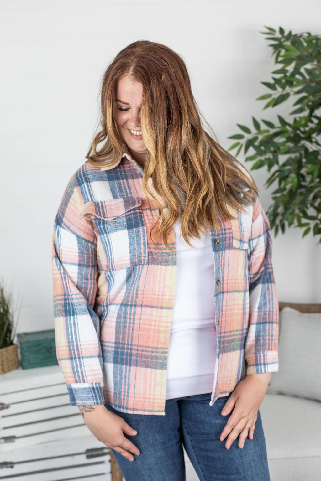 Becca Plaid Shacket