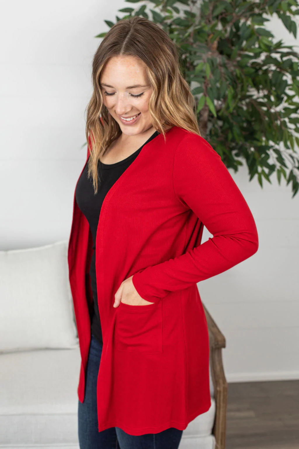 Rachel Cardigan - Red